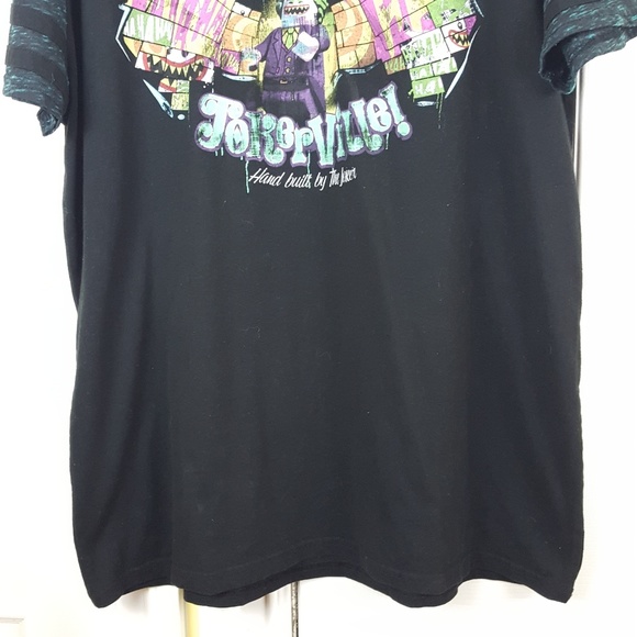 Batman Lego Jokerville Black Graphic Shirt XL - Picture 5 of 8